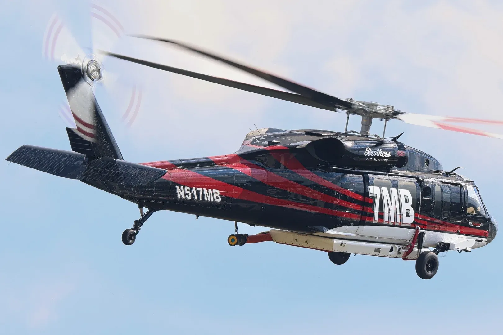 Blackhawk in Flight